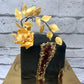Black Gold Geode Design Cake - Creme Castle