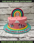 Pony Rainbow Design Cake