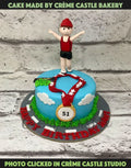 Flying Sikh Design Cake