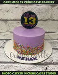 Purple Teen Design Cake