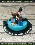 Drunk Couple Design Cake