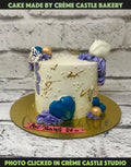 Stroke Butterfly Design Cake