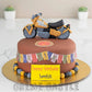Bike Theme Cake in Royal Enfield by Creme Castle