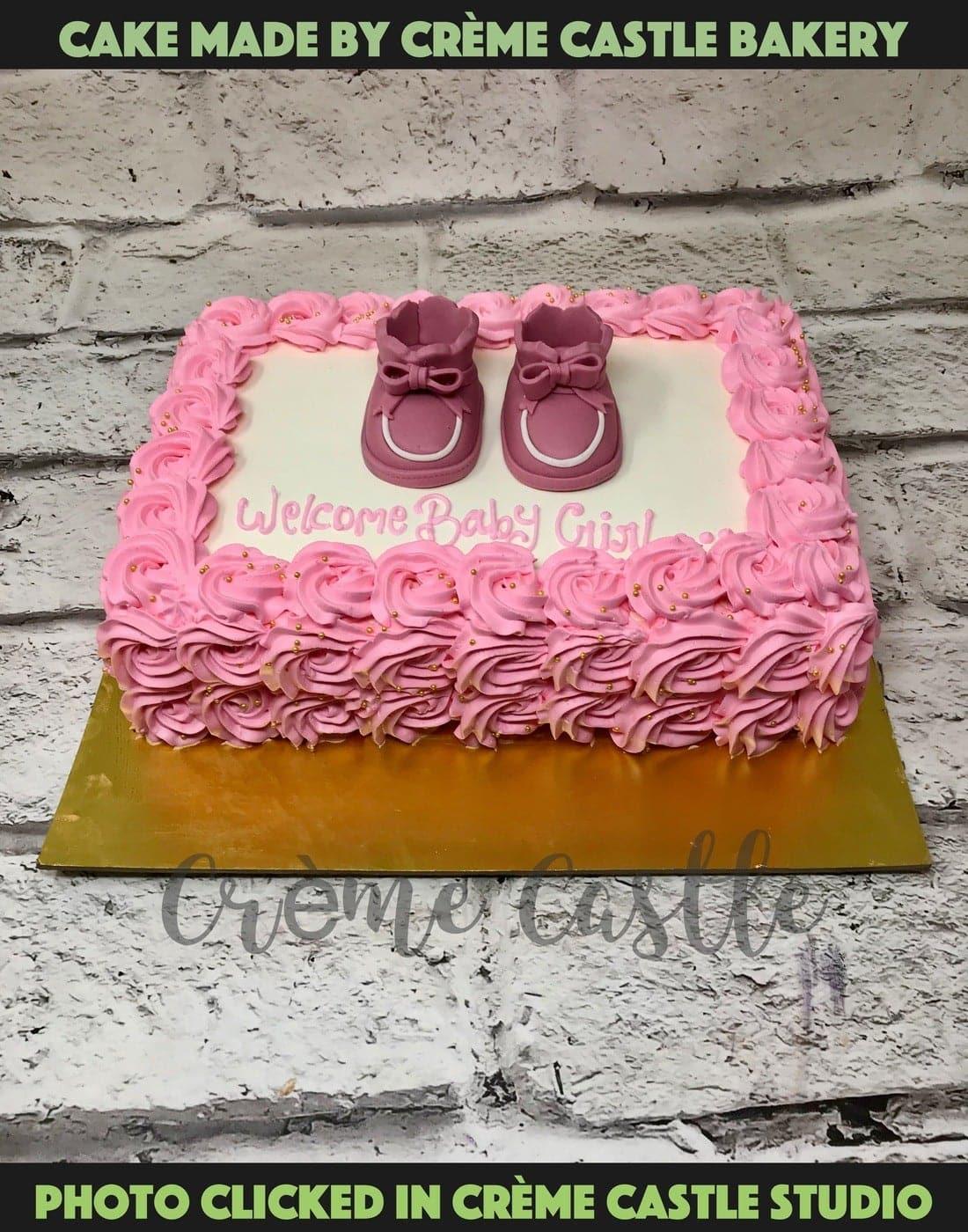 Purple Shoes Design Cake - Creme Castle