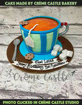 Tea Shape Design Cake