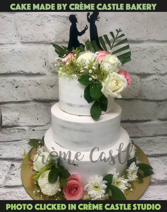 3 Tier Floral Design Cake