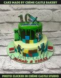 Minecraft Tier Design Cake