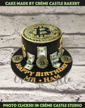 Money Bitcoin Design Cake