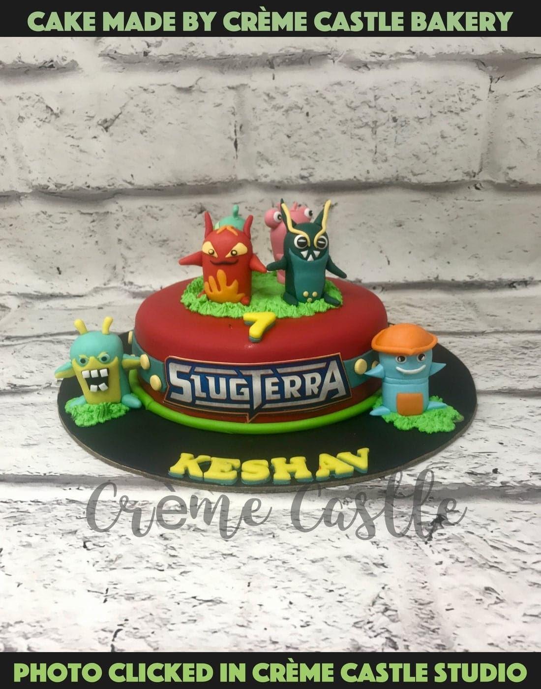 Slugterra Design Cake - Creme Castle