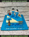 Crickey Couple Design Cake