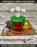 Cocomelon Jungle Fun Design Cake
