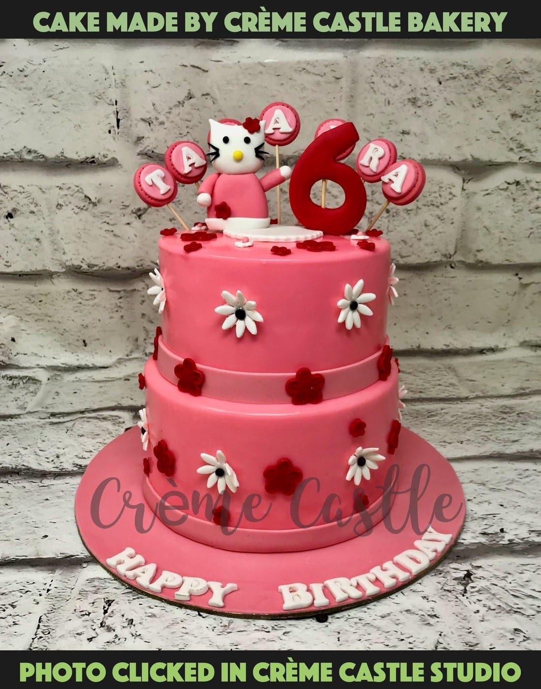 Hello Kitty Tier Design Cake - Creme Castle