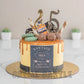 Whiskey Drip Design Cake - Creme Castle