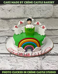 Cloudy Boy Design Cake