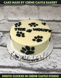 Paw Prints Design Cake