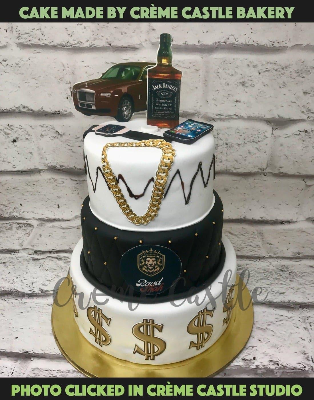 Mafia Tier Design Cake - Creme Castle