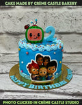 Cocomelon Blue Design Cake