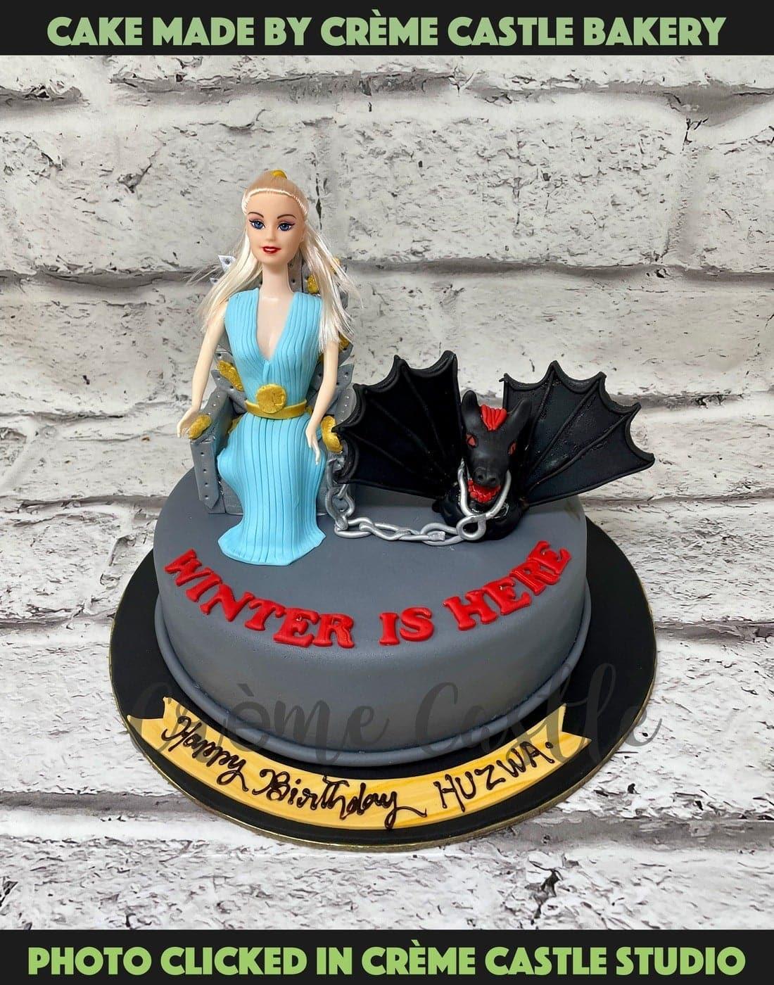 Khaleesi Design Cake - Creme Castle