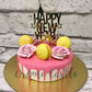 Macaroon New Years Cake - Creme Castle