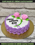 Women's Day Floral Design Cake