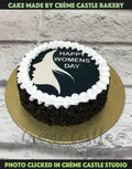 Women's Day Women Sketch Cake