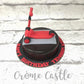 Scooter Theme Cake - Creme Castle