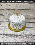 White Cream Rose Cake