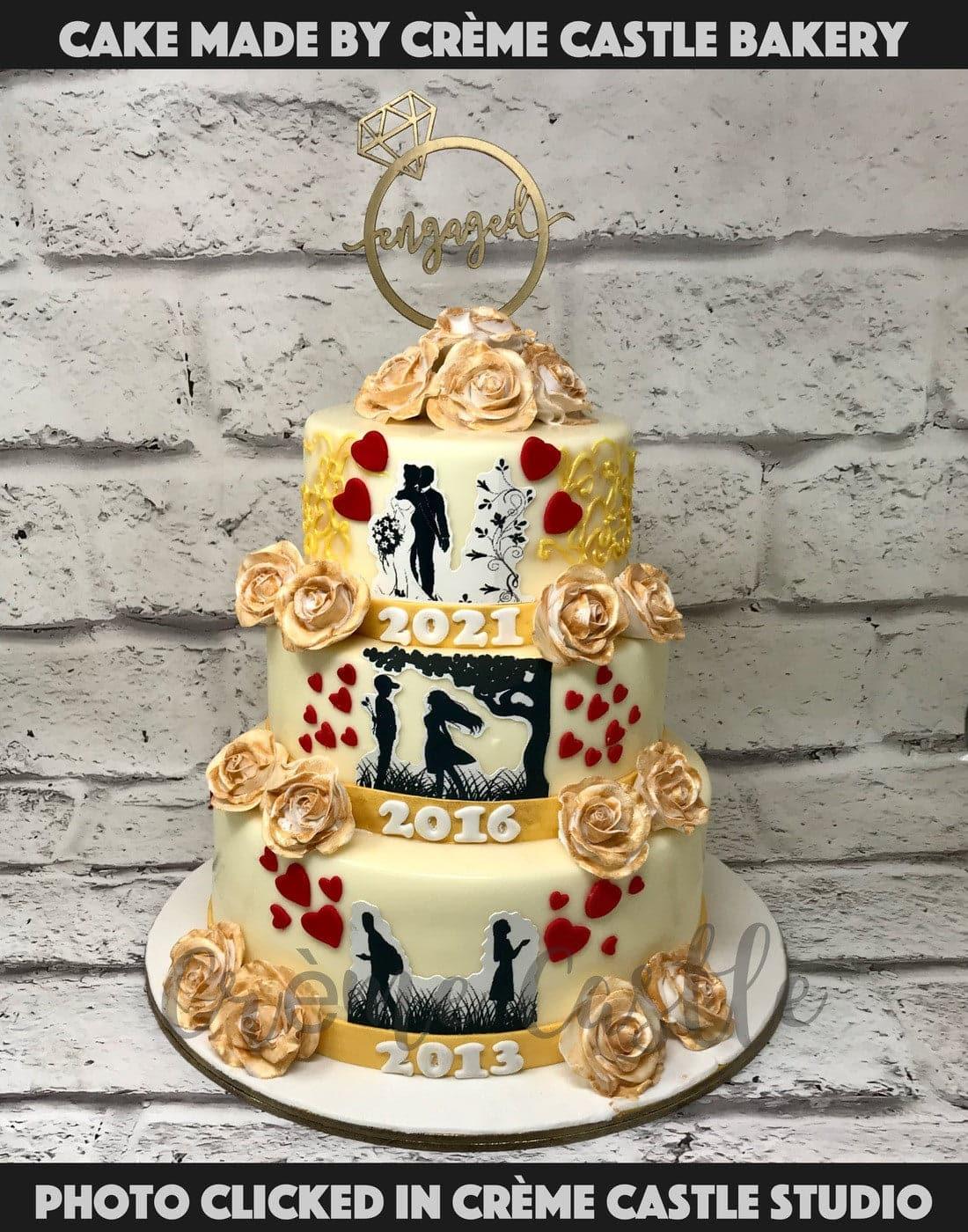 Love Story Cake | Creme Castle