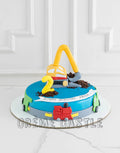 Trucks at work Cake