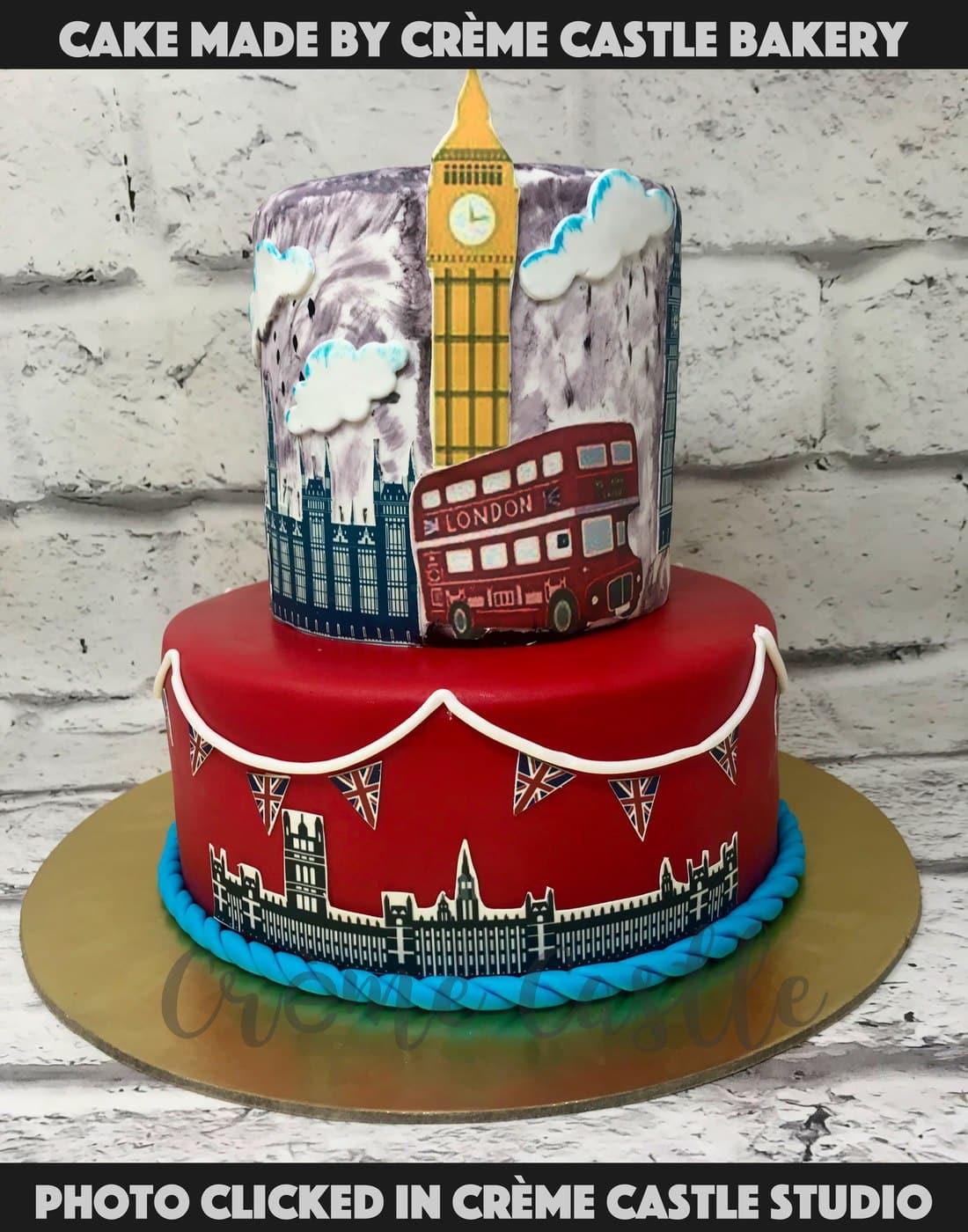 London Tour cake - Creme Castle
