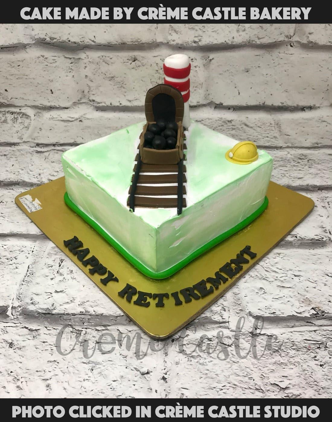 Retirement cake, 24x7 Home delivery of Cake in Patli Railway Station,  Gurgaon