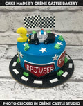 Police Car Patrol Cake