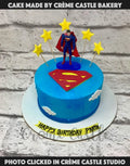 Superman with stars Cake