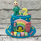 Cocomelon and animals Cake - Creme Castle