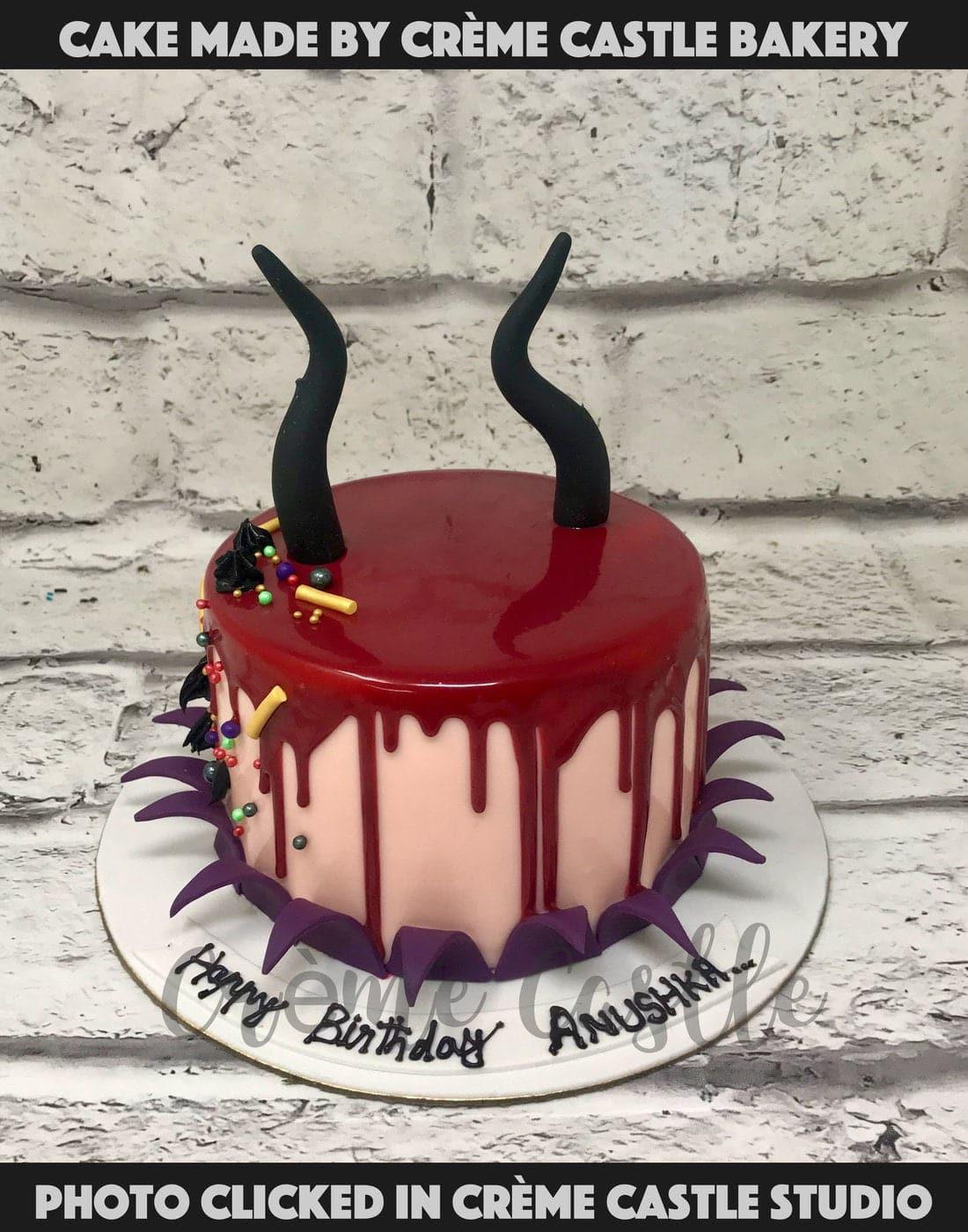 Maleficent Cake - Creme Castle