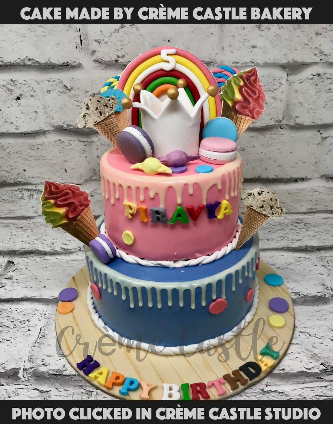Candyland Theme Cake - Creme Castle