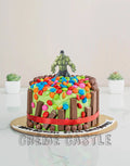 Hulk Kit-Kat Cake