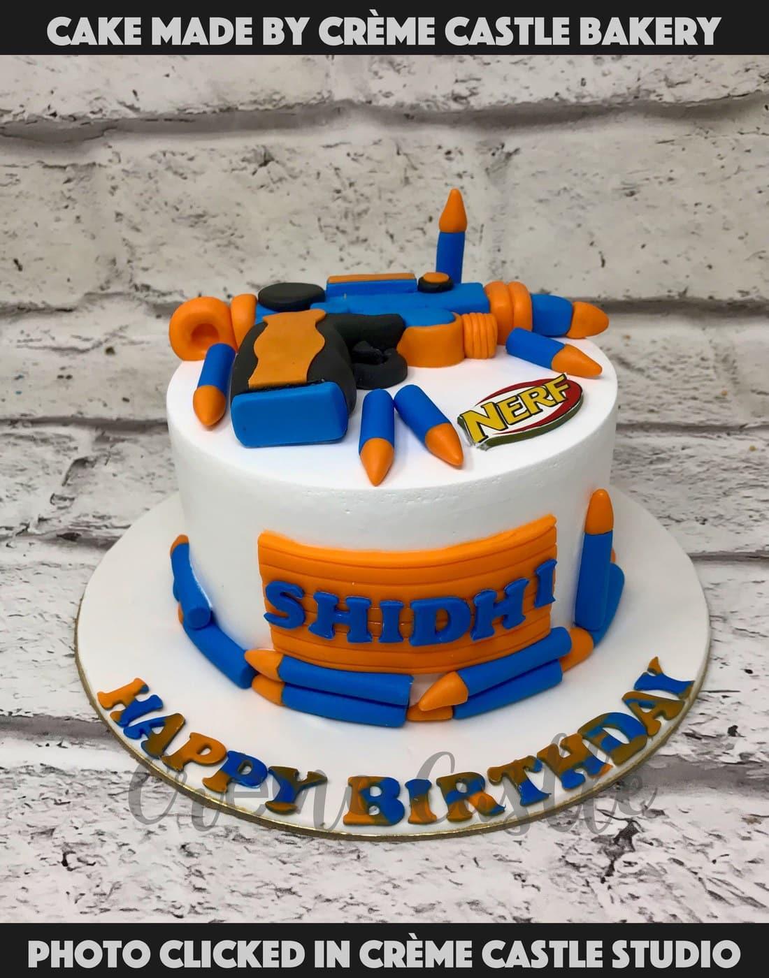 Nerf Cake - Creme Castle