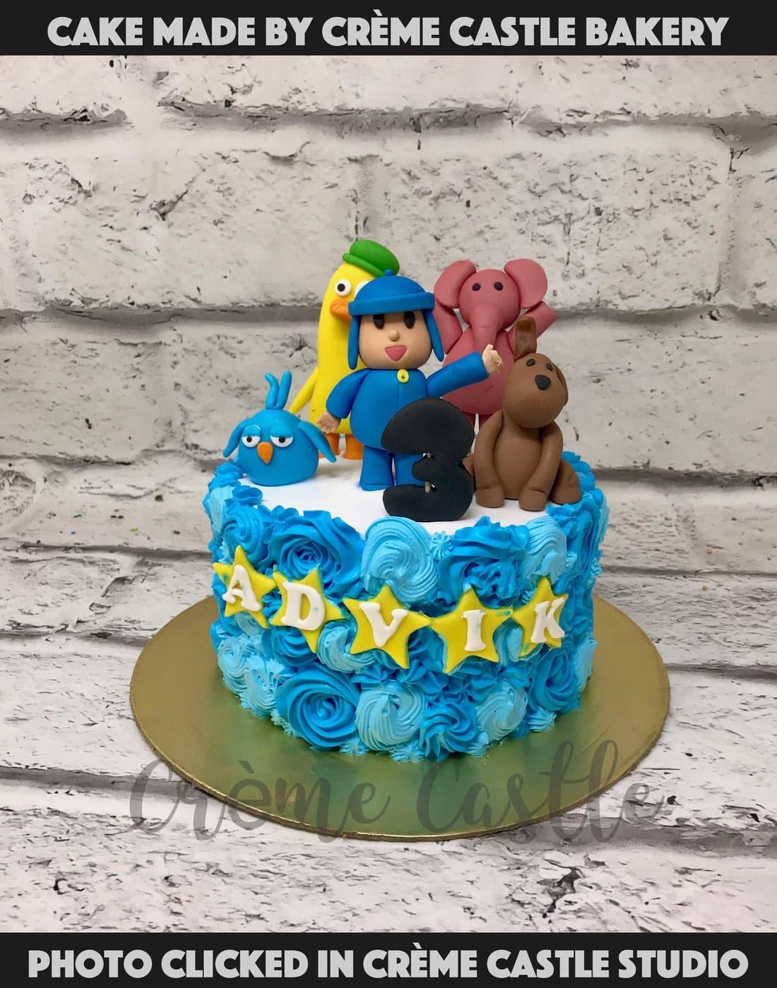 Pocoyo Cake - Creme Castle