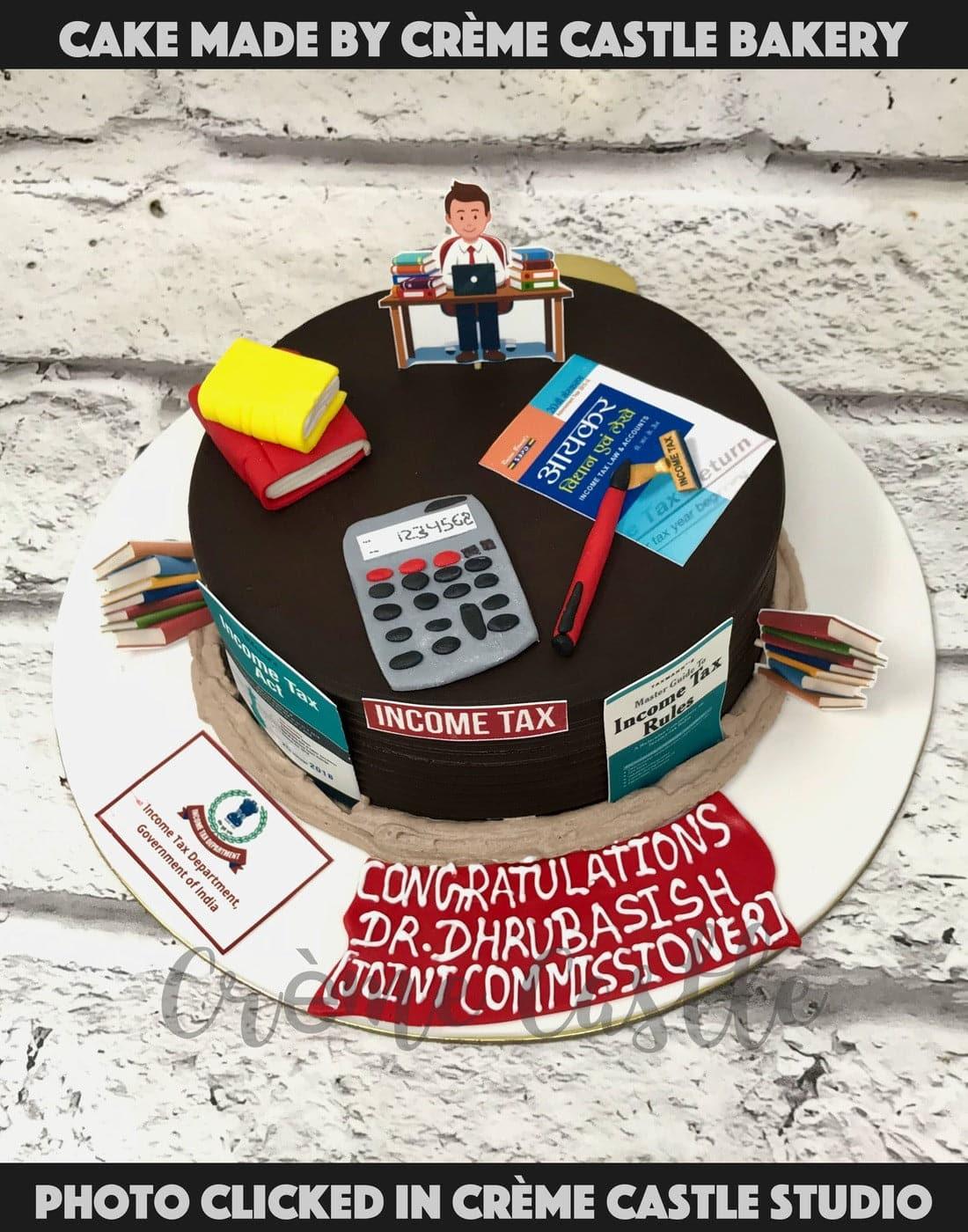 Rasika Bakes - CA theme cake🥰 #charteredaccountant #cacake... | Facebook