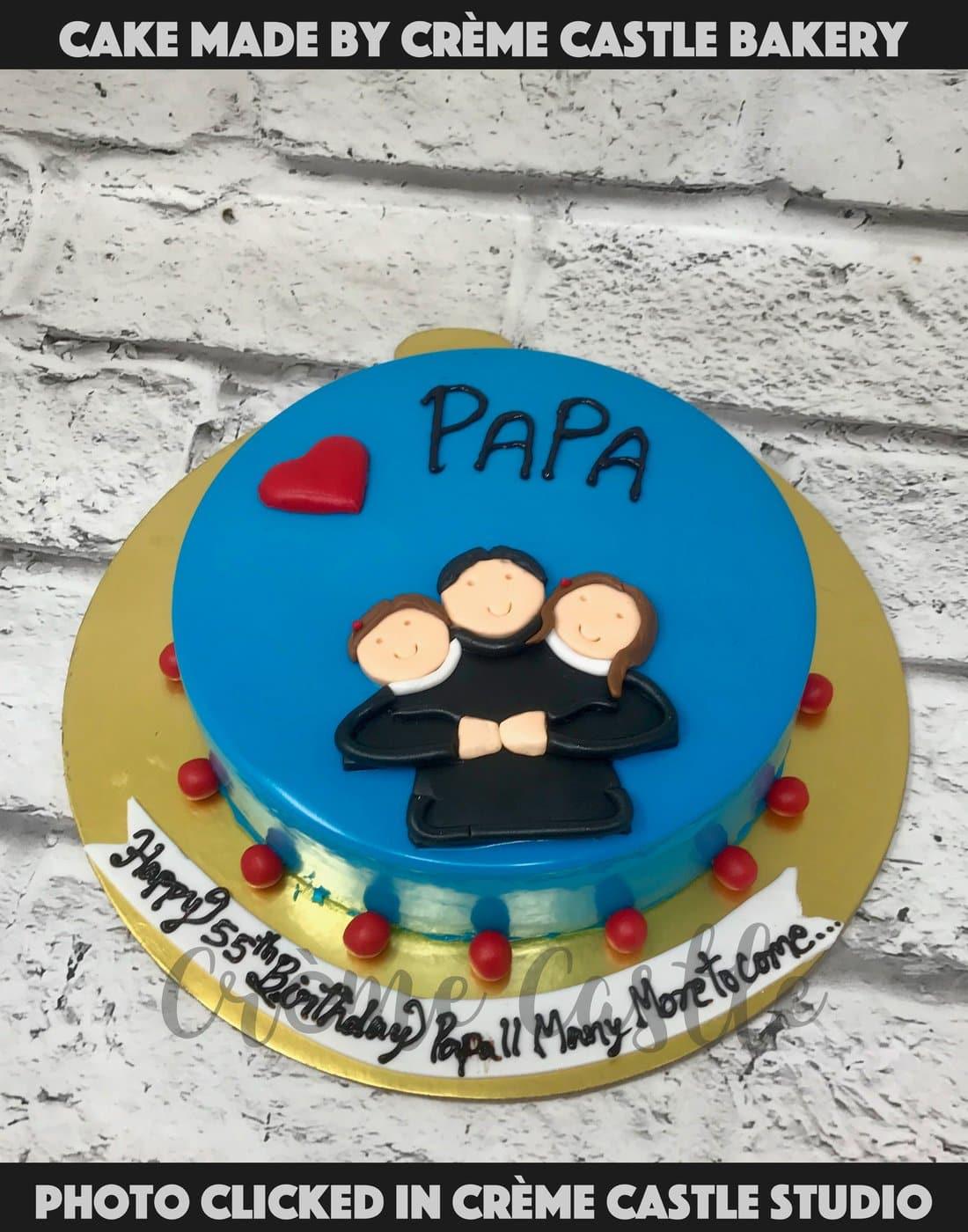 Papa - The best Cake - Creme Castle