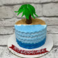 Beach Theme Cake - Creme Castle