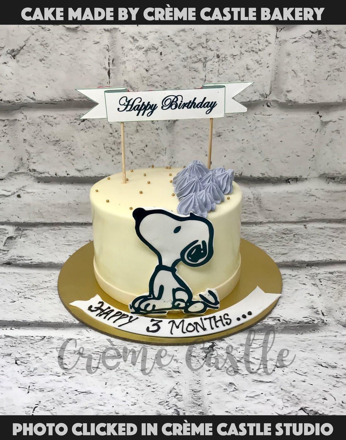 Snoopy Cake - Creme Castle