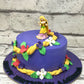 Rapunzel Theme Cake in Purple by Creme Castle