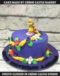 Rapunzel Floral Cake
