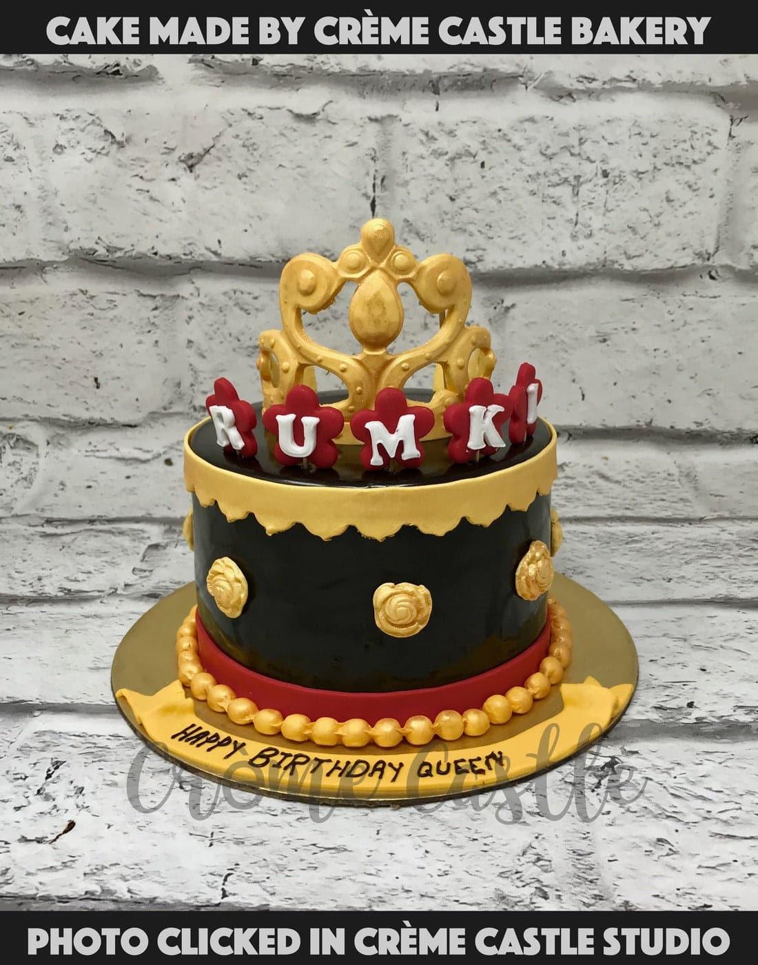 Royal Crown Cake - Creme Castle