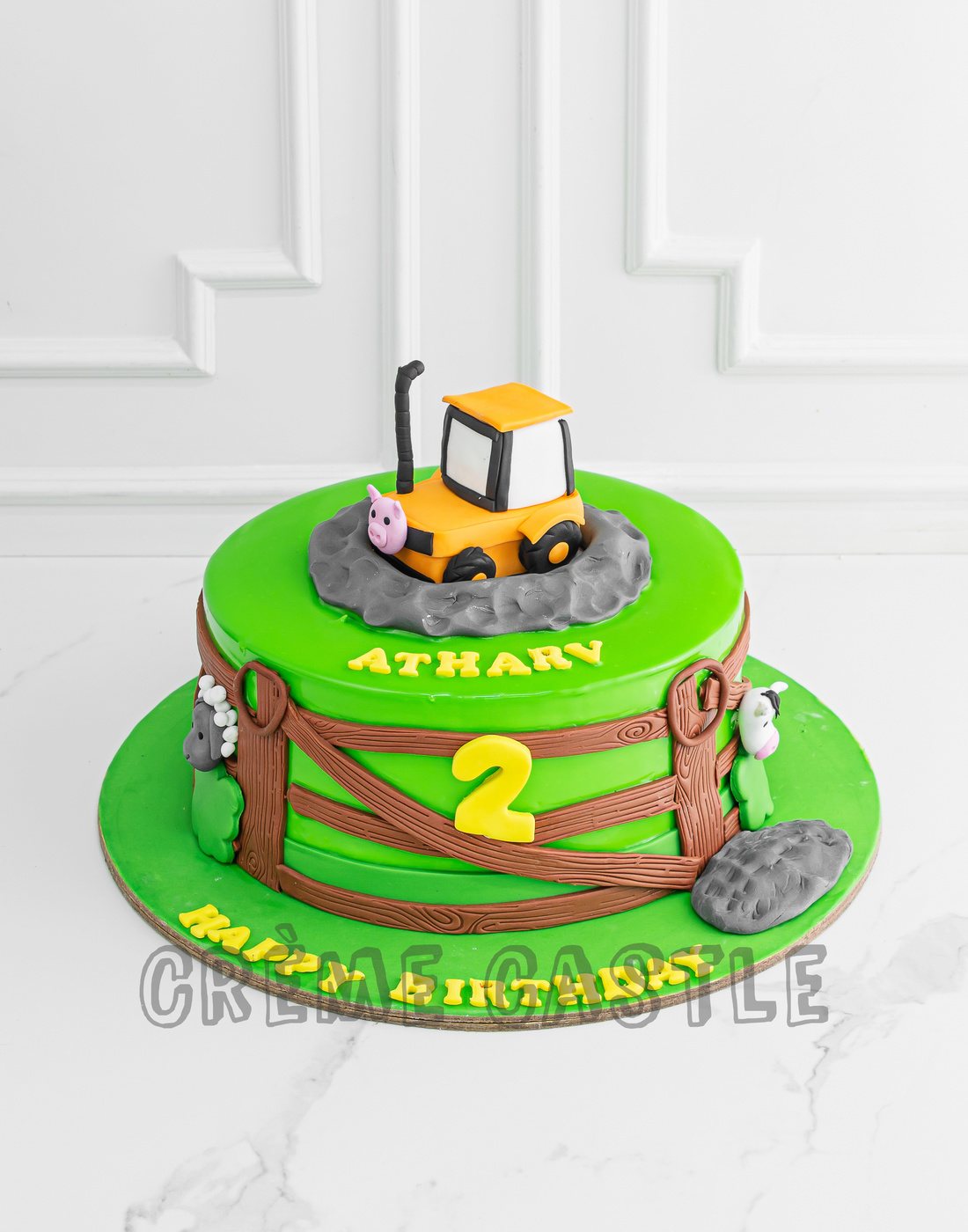 Tractor and Farm Animal Cake – Beautiful Birthday Cakes