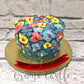 Floral Pop Cake - Creme Castle