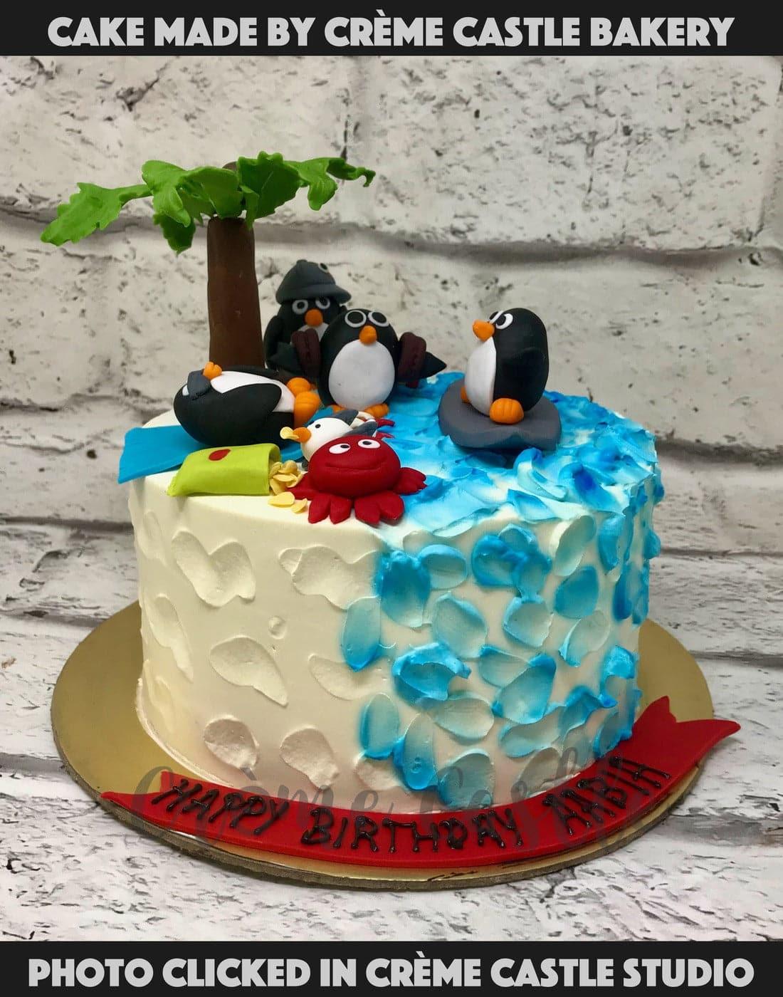 Penguins and the Crab Cake - Creme Castle