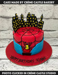 Spiderman City Cake
